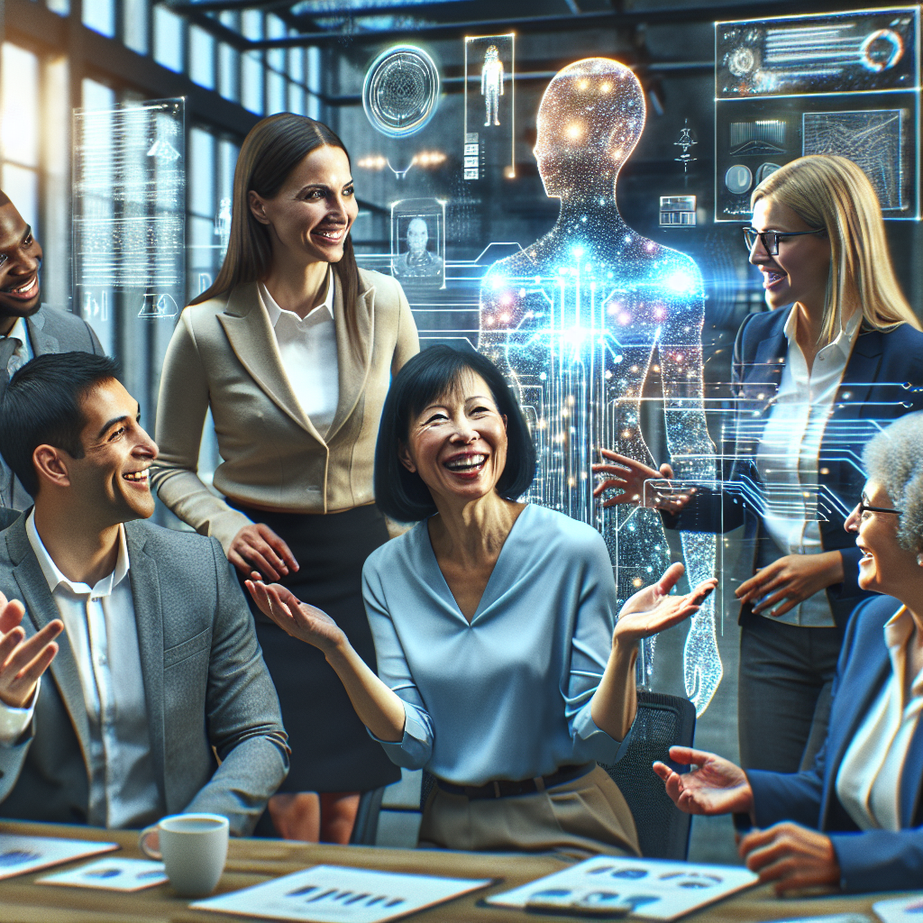 An image illustrating Harnessing AI: Leadership Strategies for Business Integration