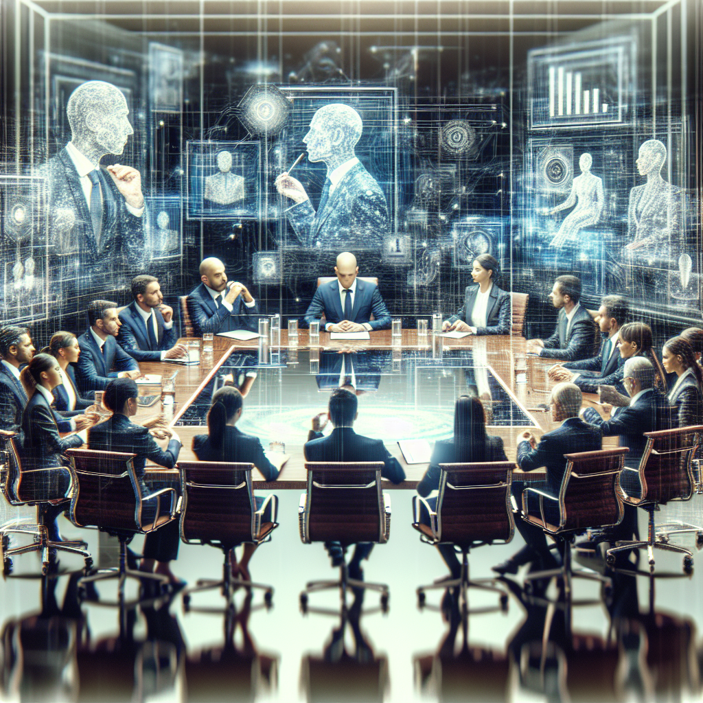 An image illustrating Managing AI Integration in Business Leadership